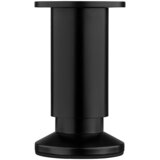 WALTECO Teleskopska noga za namještaj (Š x D: 3,8 x 3,8 cm, Promjer: 3,8 cm, Podešavanje po visini: 10 cm - 11,5 cm, Nosivost: 250 kg, Aluminij, Crna) | shoptok.hr
