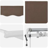  Tkanina za tende Sivosmeđa 500 × 350 cm Poliester | shoptok.hr