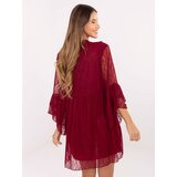 Italy Moda Dress-MI-SK-62435.16-burgundy | shoptok.hr