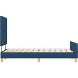  Krevetna konstrukcija s uzglavljem Plava 120 x 190 cm tkanina | Eponuda.com