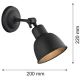  Argon 3185 - Zidno svetlo EUFRAT 1xE27/60W/230V | Eponuda.com