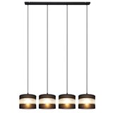  Luster na sajli HELEN 4xE27/15W/230V crna/zlatna | Eponuda.com