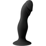 EasyToys Silicone Pleaser Black Silicone Anal Dildo with Suction Cup Cijene