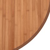  Okrugli tepih Prirodni 60 cm Bambus | Shoptok.si