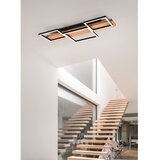  Črna/v naravni barvi LED zatemnitvena stropna svetilka 34x65 cm Harper | Shoptok.si
