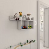 Woody Fashion Room - White White Wall Shelf