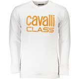 Cavalli Class MEN&#39;S WHITE ZIPLESS SWEATSHIRT Cene