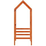 vidaXL Streha za otroško posteljo voščeno rjava 98x70x176,5cm borovina | Shoptok.si