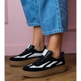 Gemre Black sneakers on a thick sole Kamela | Shoptok.si