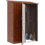  Vrtne hiške Rjava 140,5 x 74 x 200 cm Kovina, (5000143589) | Shoptok.si