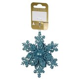 ukrasi za božićno drvce cvijet na snježnoj pahulji (plava, plastika)  ukrasi za božićno drvce cvijet na snježnoj pahulji (plava, plastika) Slike