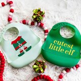 Pearhead set 2 božičnih silikonskih slinčkov elf | Shoptok.si