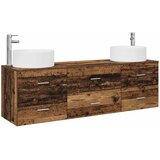  Set namještaja za kupaonicu 3 kom. Staro drvo Smeđa 49.5 x 44.5 x 65.5 cm | shoptok.hr