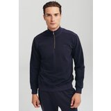 Legendww muski duks teget boje sa polu-zip zatvaranjem | ePonuda.com