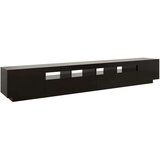 TV ormarić s LED svjetlima crni 260 x 35 x 40 cm | shoptok.hr
