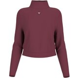 Guess Flis Olympe High Neck Sweatshirt Vijolična Cene