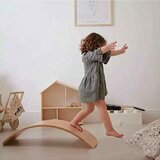 Ginger Home Drvena Daska za Balans – Sigurna Igračka za Djecu, 82x30x15 cm | shoptok.hr