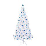  Umjetno božićno drvce s stalakom Bijelo 180 cm PVC i čelik | shoptok.hr