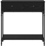  Konzolna stolica Crni hrast 75 x 34,5 x 75 cm Konstruirano drvo | shoptok.hr