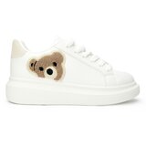 Shelvt White women's sports shoes with a teddy bear | Eponuda.ba