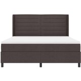  Box Spring postelja z vzmetnico, temno rjava, 180x200 cm, blago, (22050535) | Shoptok.si