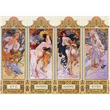 Puzzle 1000 KOM TUBA ART.1 ALFONS MUCHA "FOUR SEASONS" INTERDRUK | Shoptok.si