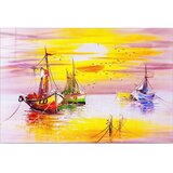 Wallity Steklena slika 70x50 cm Sunset – Wallity Cene
