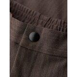Ombre Men's chino pants with elastic waistband SLIM FIT - chocolate | Eponuda.ba