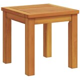  Ležaljka 3 pcs Smeđa Čvrsto drvo akacije | shoptok.hr