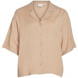 Vila Topi & Bluze Noos Pricil Shirt - Sesame Bež Cene