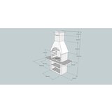  Vanjski kamin br. 04 Lecca (BF461) | shoptok.hr