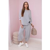 Kesi Cotton tracksuit light grey | Eponuda.ba