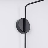 Nice Lamps Črna stenska svetilka z vtikačem Zylo – | Shoptok.si