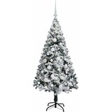  Umjetno božićno drvce Bijelo 150 cm PVC i Čelik i Plastika | shoptok.hr