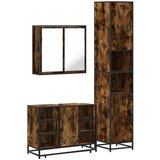  3-dijelni set kupaonskog namještaja boja hrasta drveni | shoptok.hr