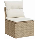  Sjedeća garnitura za vrt 7 kom. 6-Broj sjedala Bež Poli Ratan | shoptok.hr