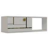 Hanah home tv polica aredam white gold | ePonuda.com