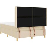 Box spring krevet s madracem Krema 140 x 190 cm tkanina | shoptok.hr