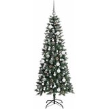  Umjetno božićno drvce Zelena 180 cm PVC, plastika i čelik | shoptok.hr