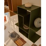 Kave Home Zelen sistem modularnih polic 80x80x25 cm Ina – | Shoptok.si