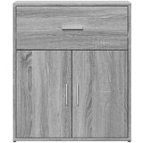 vidaXL Komoda 2 kom siva boja hrasta 60x31x70cm od konstruiranog drva | shoptok.hr