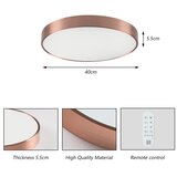  Immax NEO 07321L-LED stropna svetiljka NEO LITE SEMPLICI, prigušiva, 36 W / 230 V, prečnik 40 cm, bakarna, s daljinskim upravljačem | Eponuda.com