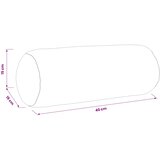  Presvlaka za jastuk 6 pcs HEERLEN Kraljevsko plava Ø 15 x 40 cm | shoptok.hr