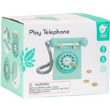 Classic World Drvena igračka Plavi retro telefon | ePonuda.com
