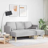  Set sofe 2 pcs Oblačnosiva 173 x 131 x 67 cm Poliester | shoptok.hr