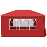 PARTY Šotor s steno Rdeča 400 x 300 x 255 cm Polietilen in jeklo, (5000184460) | Shoptok.si