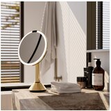 simplehuman ST3061 LED ogledalo za šminkanje od 20 cm s povećanjem od 5x - mesing | shoptok.hr