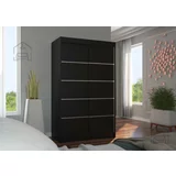 ADRK Furniture Garderobna omara z drsnimi vrati Benisso - 120 cm