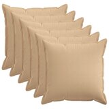  Presvlaka za jastuk 6 kom. HOUTEN Krem 65 x 65 cm Umjetni lan - Krem 65 x 65 cm 6 | shoptok.hr