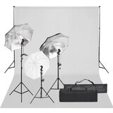 The Living Store komplet za foto studio z lučmi in ozadjem - komplet za foto studio, (21831333) u
